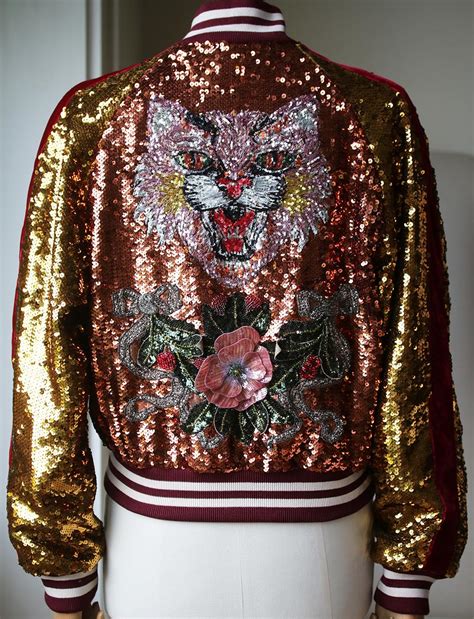 gucci sequin jacket replica